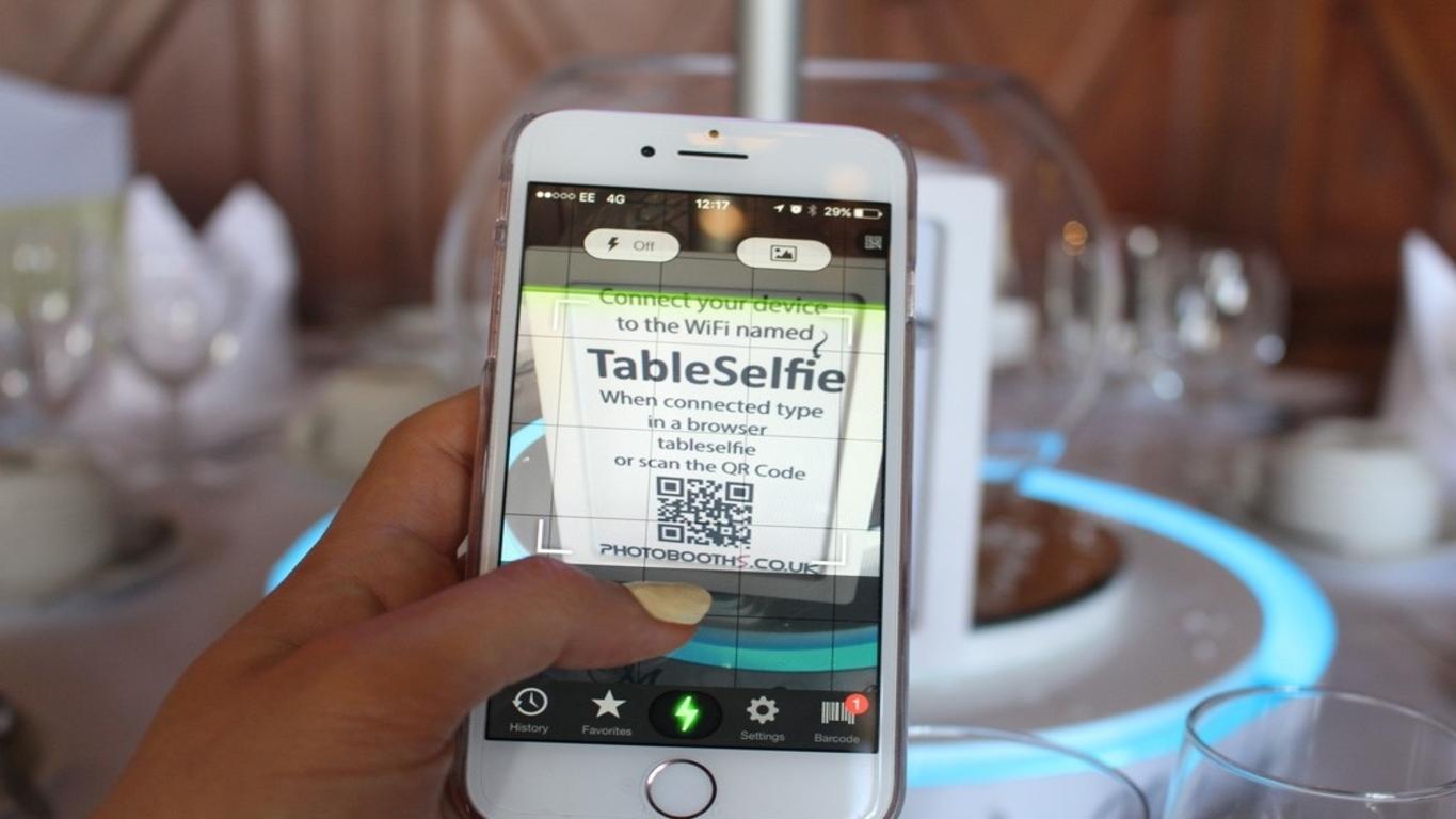 Introducing the NEW Table Selfie Background