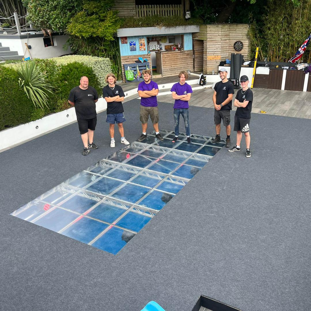 Swimming Pool Dance Floors Photo