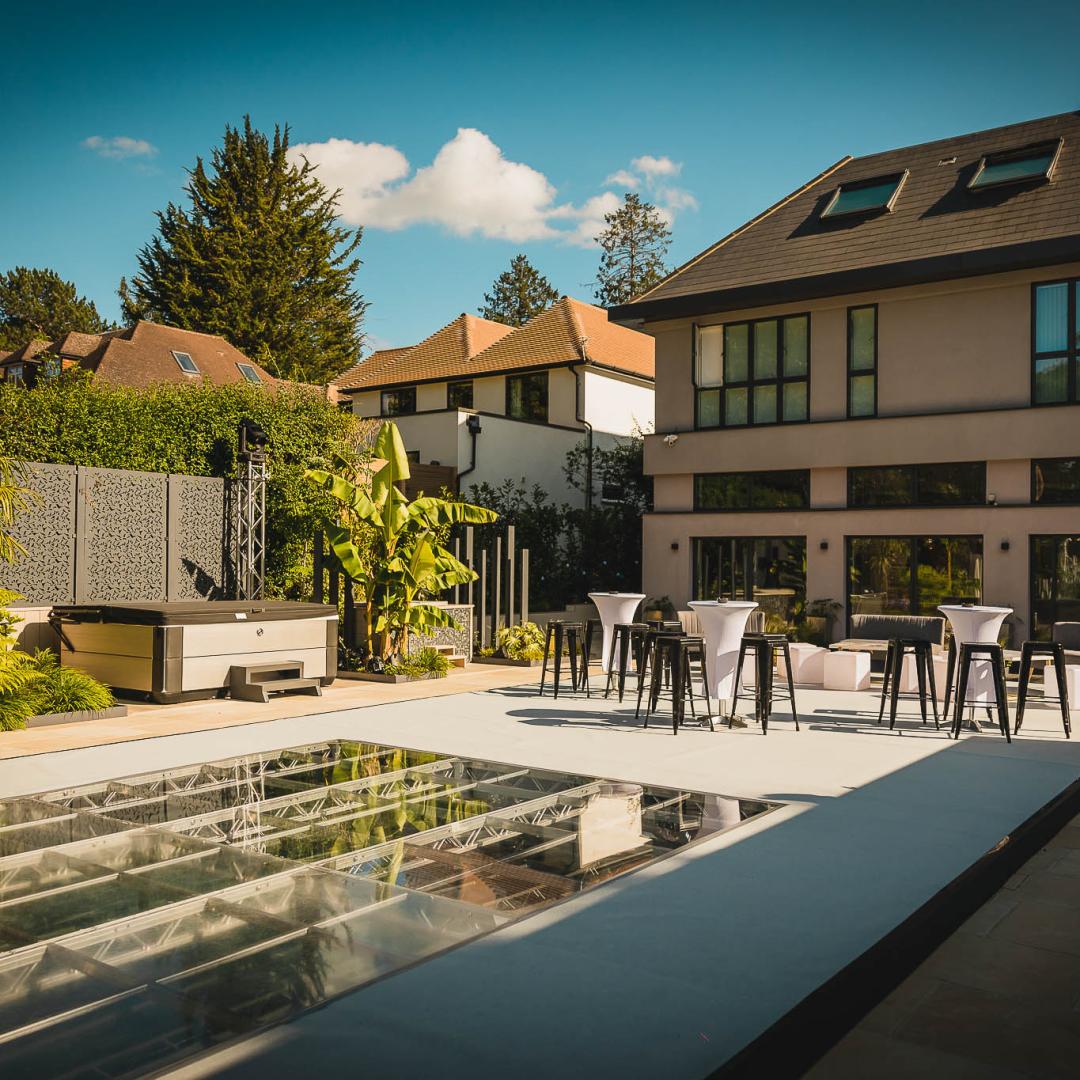 Swimming Pool Dance Floors Photo