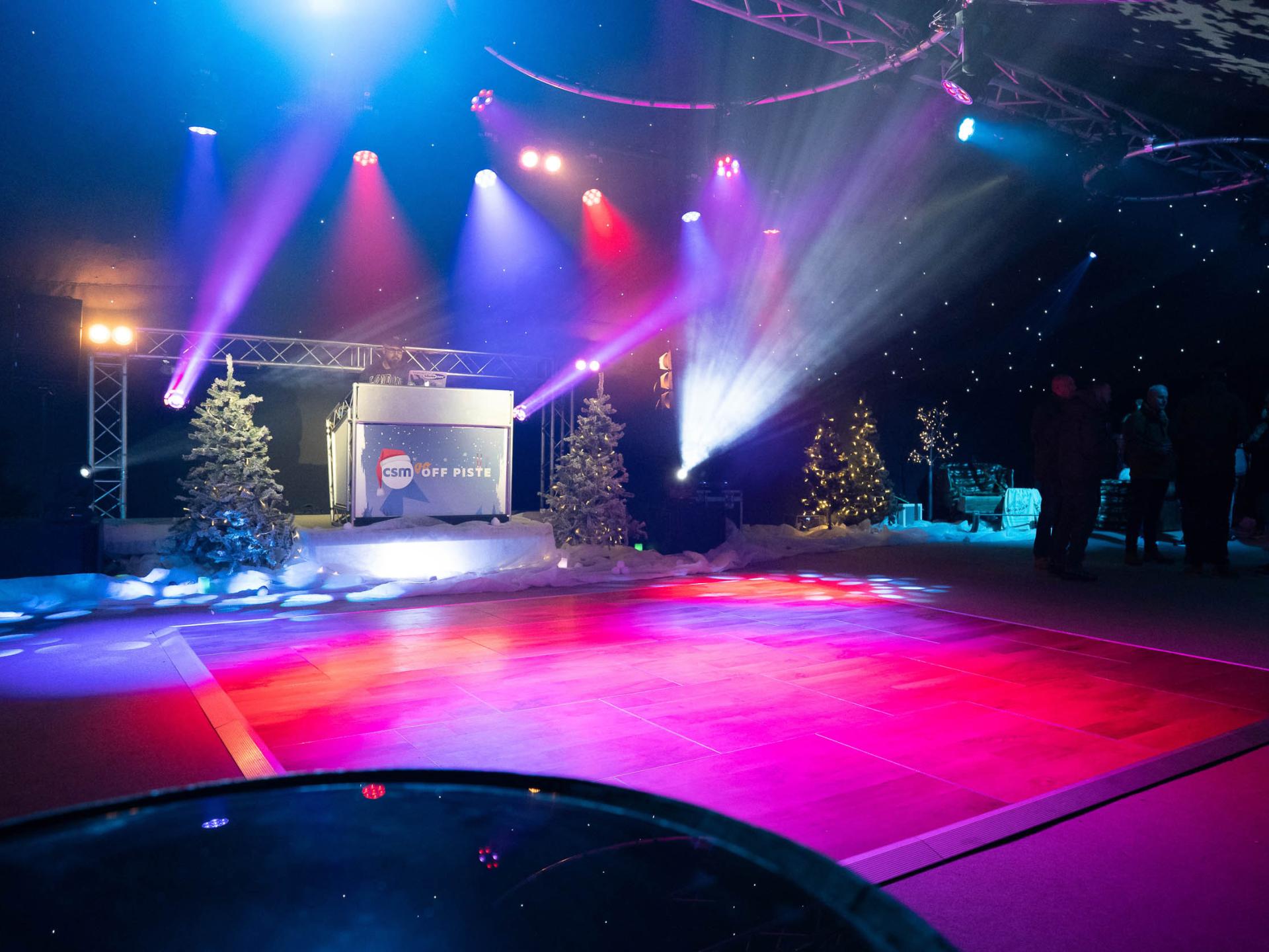 CSM MEDIA Ski Party Background