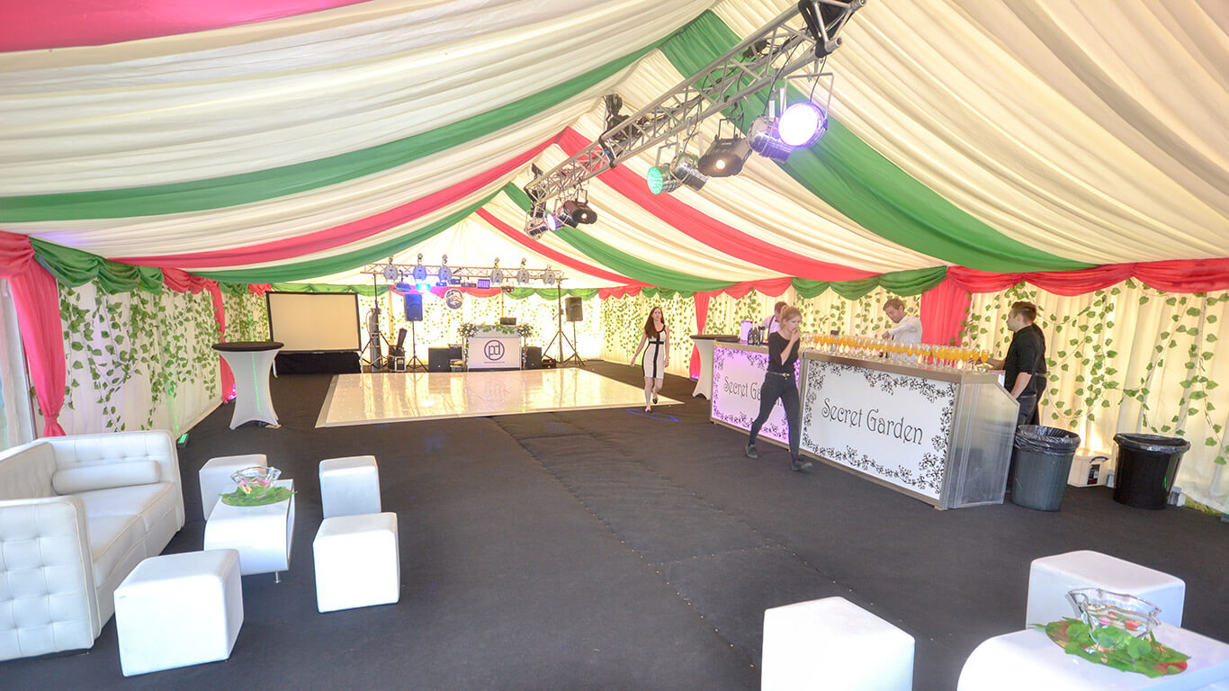 Ceiling Drapes Background