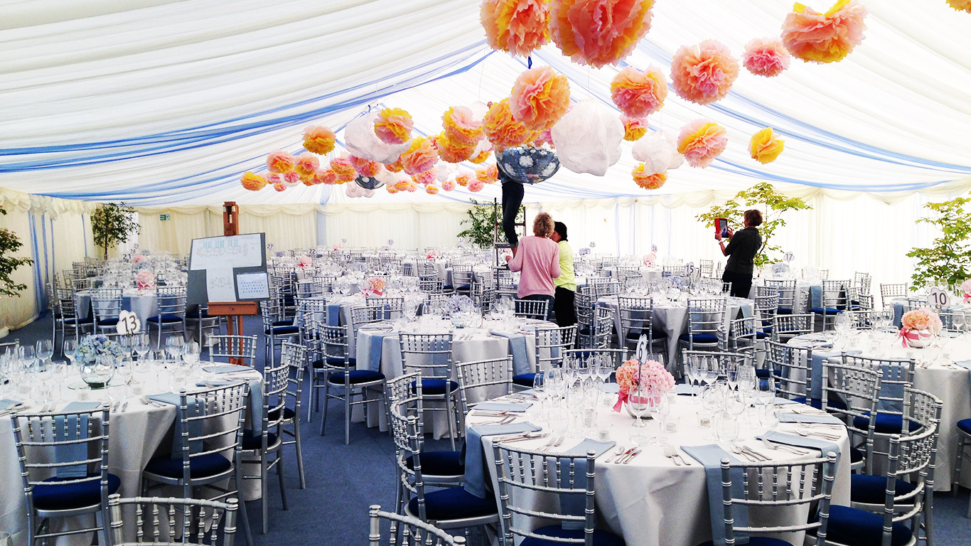 Marquees Wedding Background